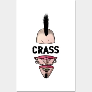 Punk Man Crass Posters and Art